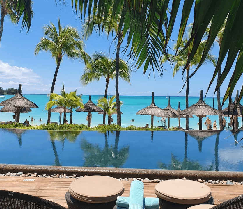 lounger with a view for Winter Sun in Mauritius 